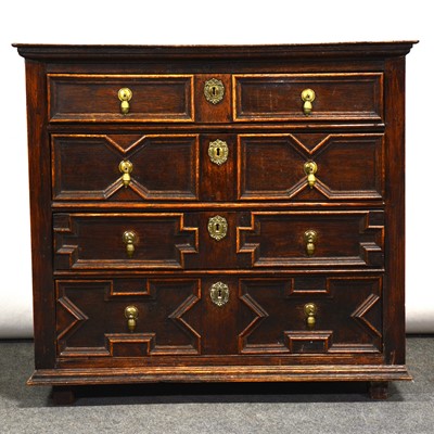 Lot 362 - Joined oak chest of drawers