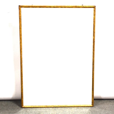 Lot 508 - Large wall mirror, gilt gesso frame