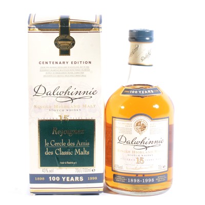 Lot 571 - Dalwhinnie, 15 year old, single Highland malt whisky, Centenary Edition