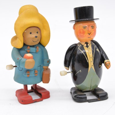 Lot 1154 - Two Ertl pre-production concept mock-ups Paddington Bear and The Fat Controller walkers