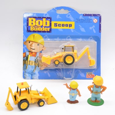 Lot 1161 - Racing Champions Bob the builder pre-production concept 'Scoop' and 'Bob'