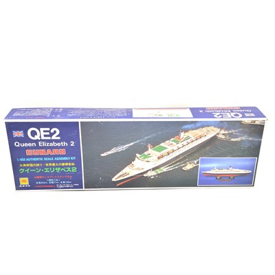 Lot 1260 - Otaki Plastic Models Japanese Cunard 'QE2' scale model kit