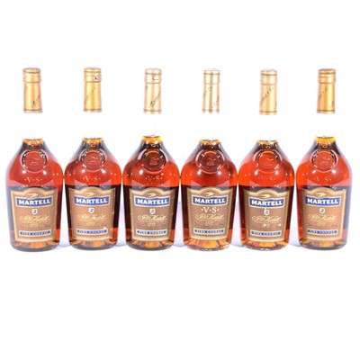 Lot 547 - Martell VS Fine Cognac, six bottles
