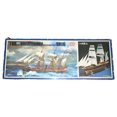 Lot 1257 - Imai Japanese ship model kit, 'Kanrin Maru'