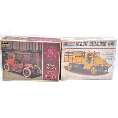 Lot 1262 - Two Monogram and Fujimi Mokei model car kits