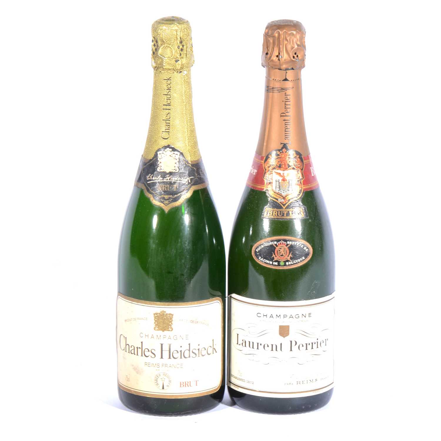 Lot 142 - Two NV Brut Champagnes - Charles Heidsieck and Laurent-Perrier