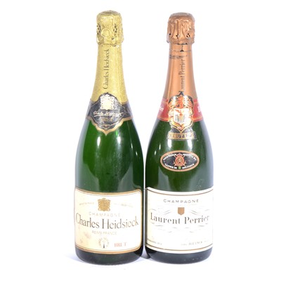 Lot 142 - Two NV Brut Champagnes - Charles Heidsieck and Laurent-Perrier