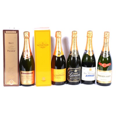 Lot 505 - Five bottles of assorted NV Champagne