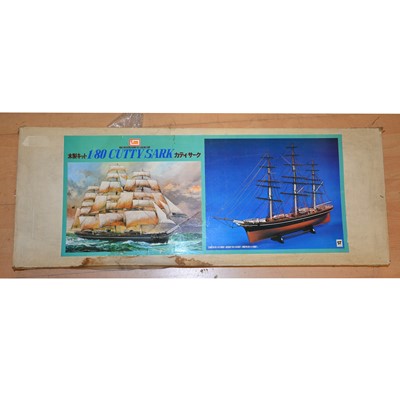 Lot 1256 - Imai wooden ship model kit, 'Cutty Sark'