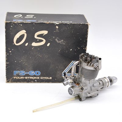 Lot 63 - OS FS-60 four stroke engine