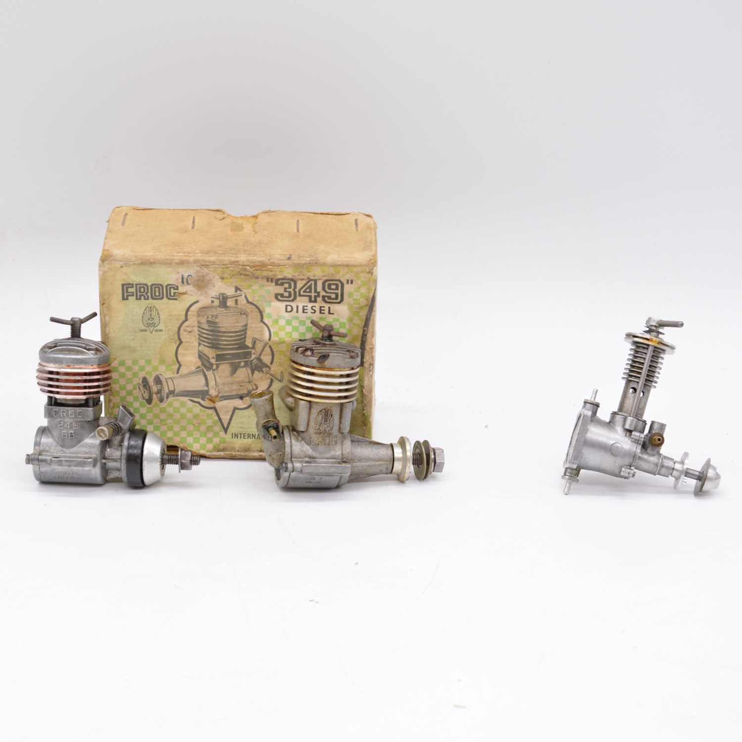 Lot 81 - Three FROG diesel engines, including 100 mkI; 249 BB; 349 BB