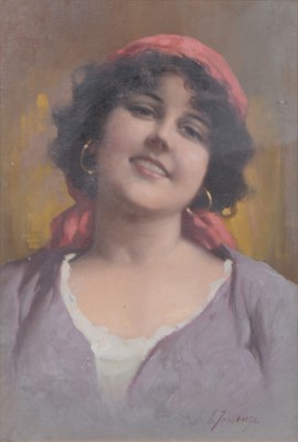 Lot 509 - Edoardo Forlenza, Gypsy girls, a pair