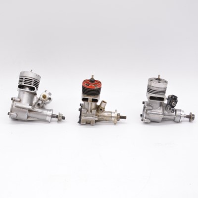 Lot 48 - Three glow engines, including vintage American CL etc