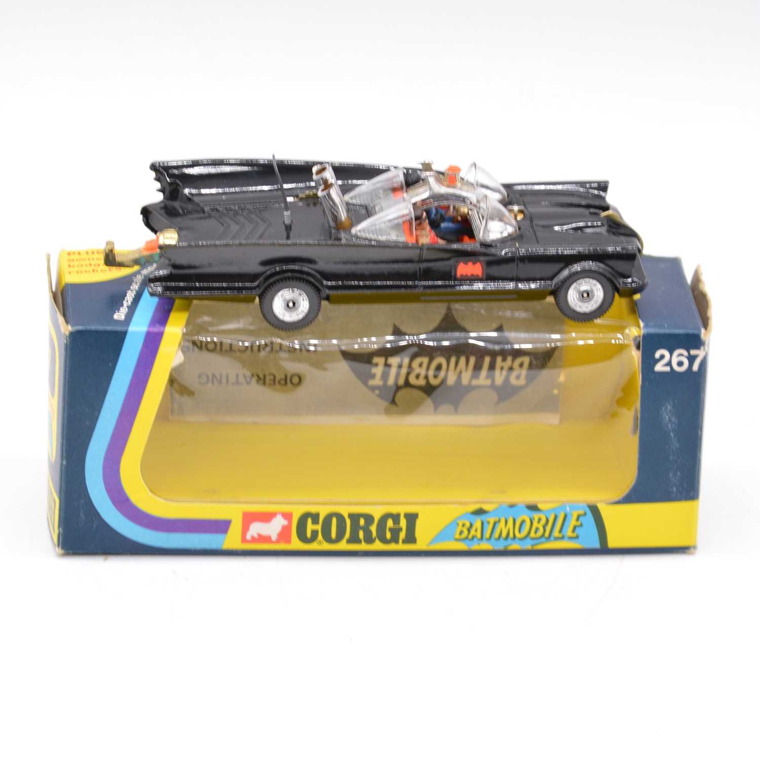 A BOXED CORGI TOYS BATMOBILE, No.267, original version with gloss black A BOXED CORGI TOYS BATMOBILE, No.267, original version with gloss black
