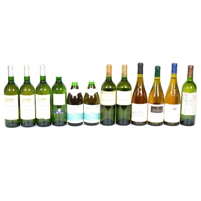 Lot 503 - Twelve assorted French white table wines