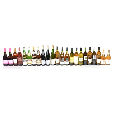 Lot 160 - Twenty-three assorted New World white and rose table wines