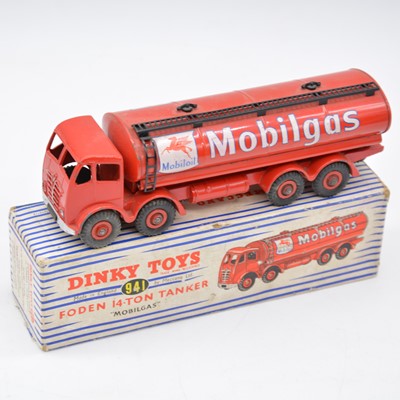 Lot 1081 - Dinky Toys die-cast model, no.941 Foden 'Mobilgas', boxed.
