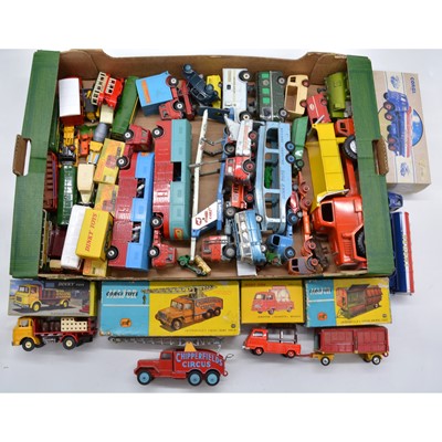Lot 1092 - A box of Corgi, Dinky and others die-cast models