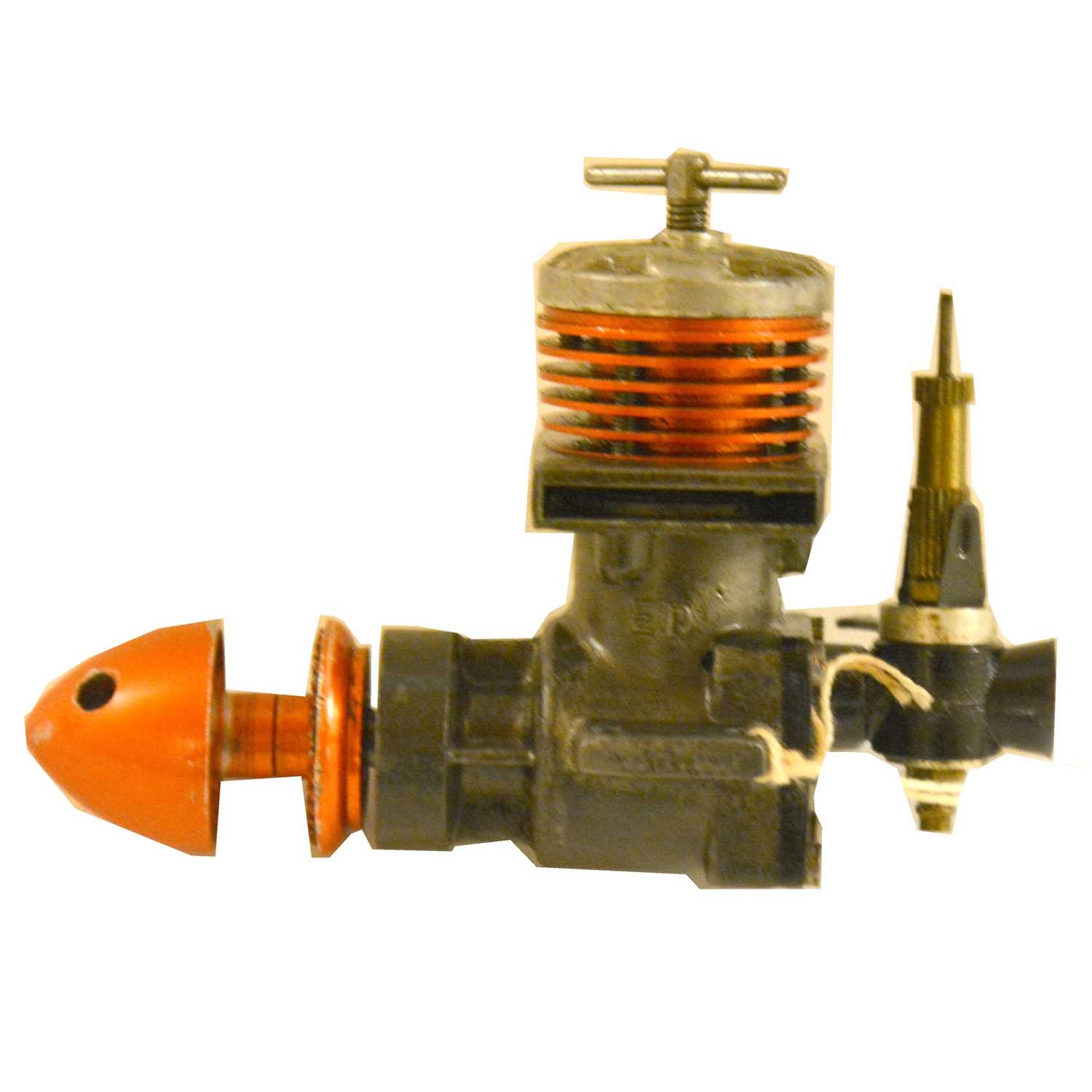 Lot 77 - ED RACER 2.46cc diesel engine, black case R/C.