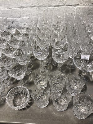 Lot 58 - Quantity of Waterford Kenmare pattern table glass