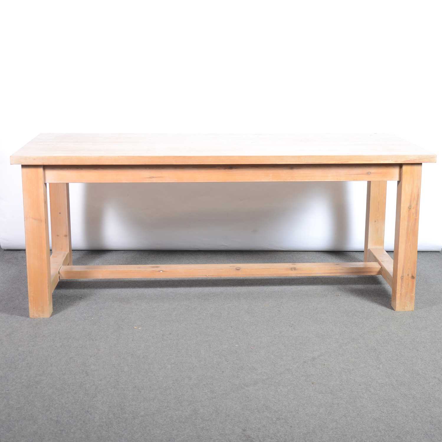 Lot 499 - Modern pine refectory table