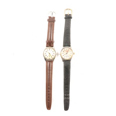 Lot 245 - Two Timor military wristwatches