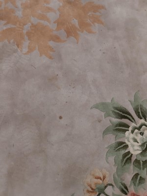 Lot 492 - Large Chinese sculptured wool carpet