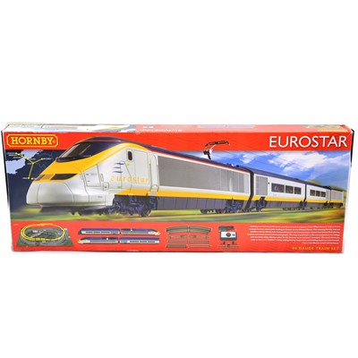 Lot 219 - Hornby OO gauge model railway 'Eurostar' set, ref R1071, boxed