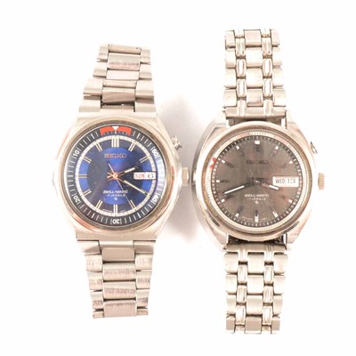 Lot 435 - Two Seiko Bell-Matic wristwatches