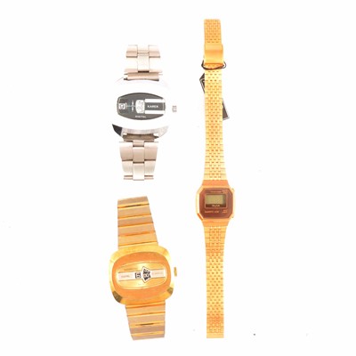 Lot 443 - Three digital wristwatches