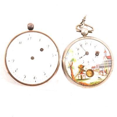 Lot 7 - Two French pocket watches