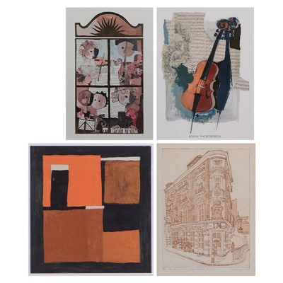 Lot 226 - Four modern prints, including two by Rosina Wachtmeister