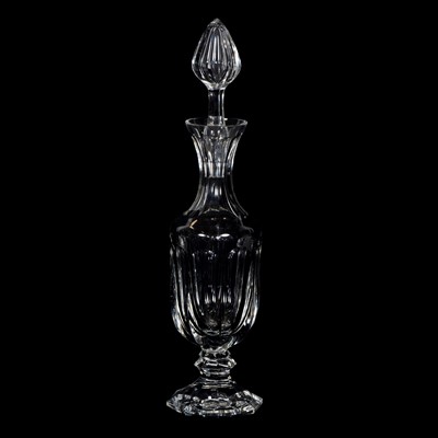 Lot 84A - Lead crystal glass decanter, St Louis, France