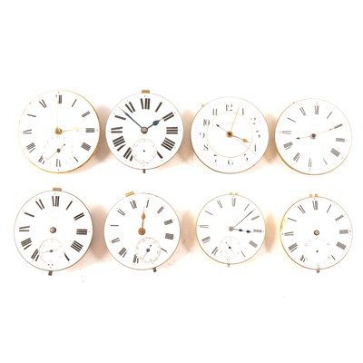 Lot 133 - Quantity of pocket watch movement or part movements