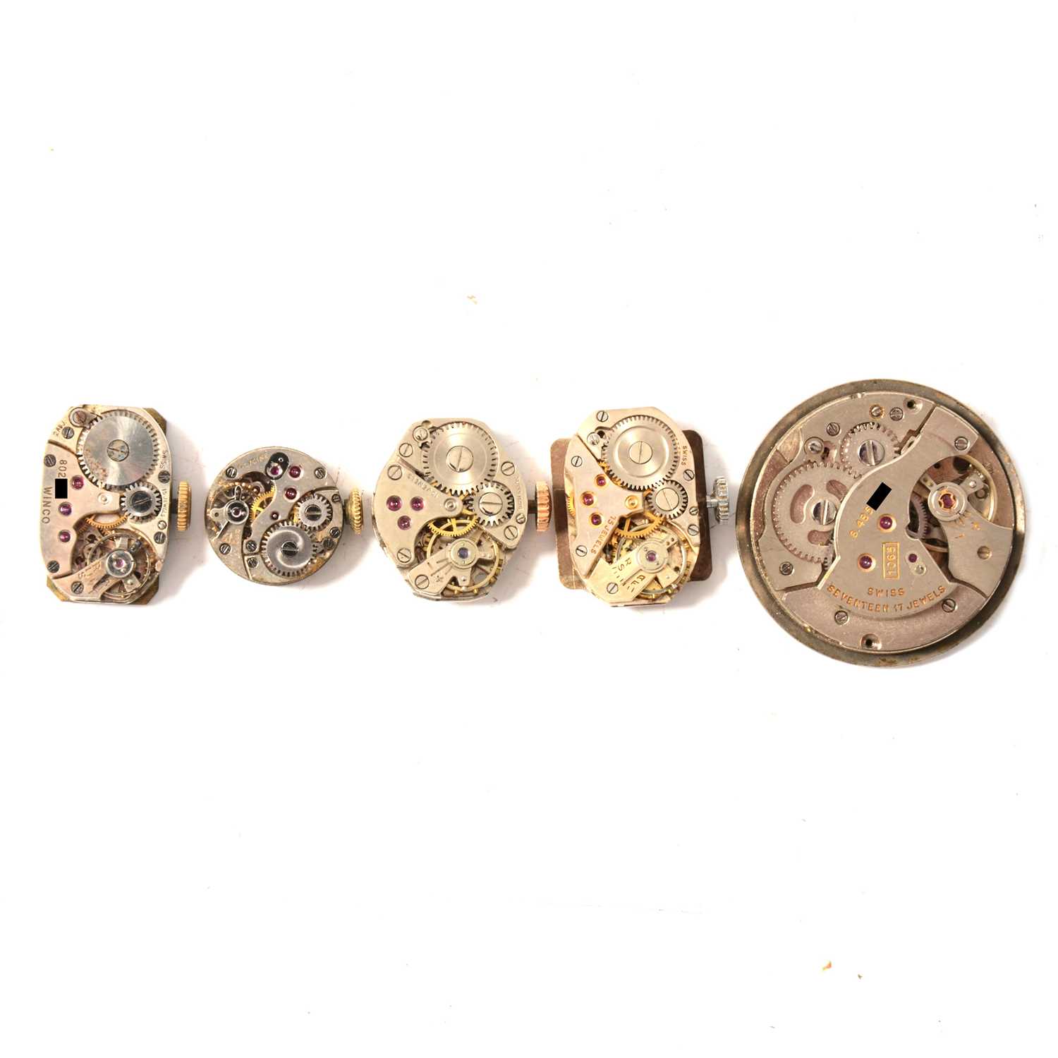 Lot 307 - Quantity of small watch movements