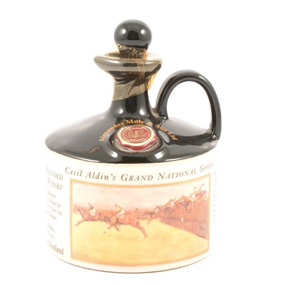 Lot 112 - Alexander Muir's 15 year old Finest Blended Scotch Whisky, Cecil Aldin Grand National series decanter
