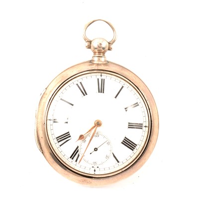 Lot 18 - Silver pair cased pocket watch, London 1817