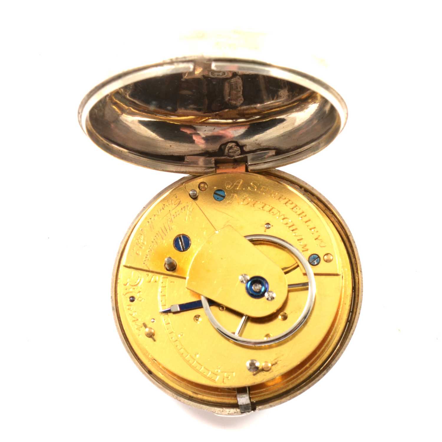 Lot 18 Silver pair cased pocket watch, London 1817,