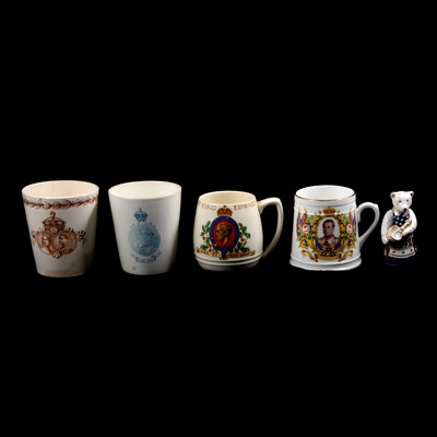 Lot 72 - Collection of Goss crested ware and commemorative ware tankards.
