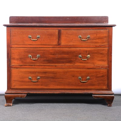 Lot 426 - Edwardian mahogany chest of drawers