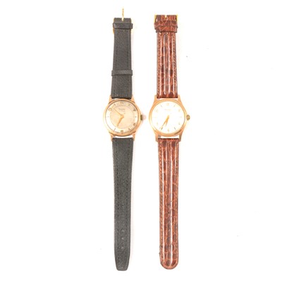 Lot 258 - Two 9ct gold cased wristwatches, Rotary