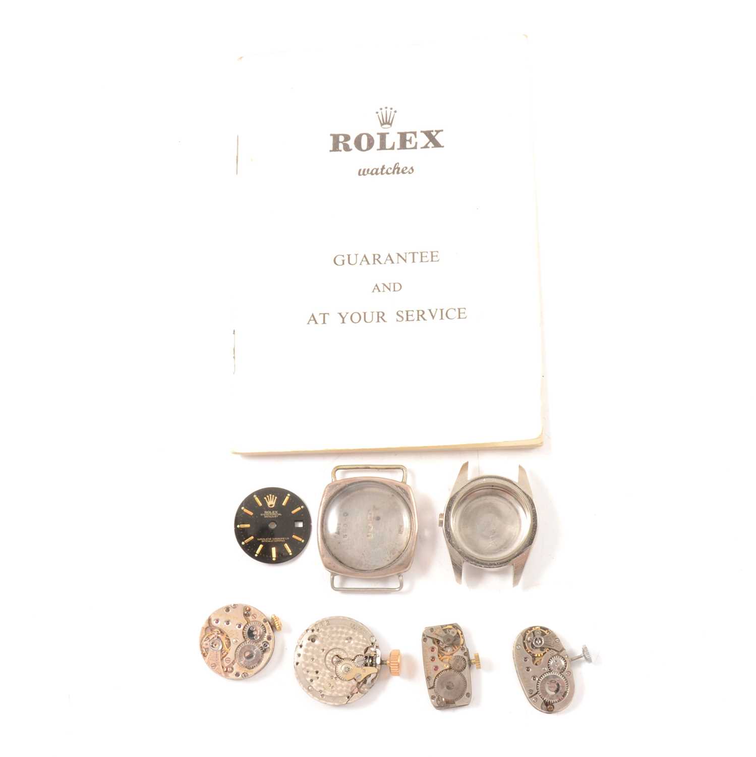 Lot 331 - Four vintage Rolex watch movements