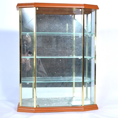 Lot 140 - Swarovski crystal table display cabinet