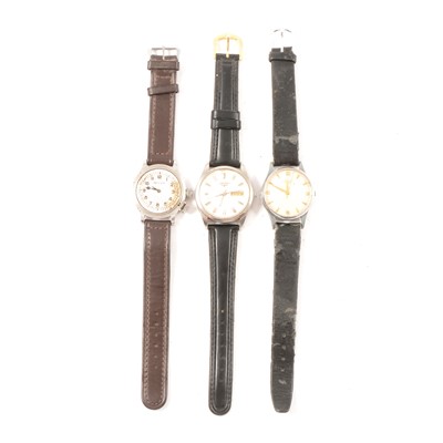 Lot 314 - Three Longines watches