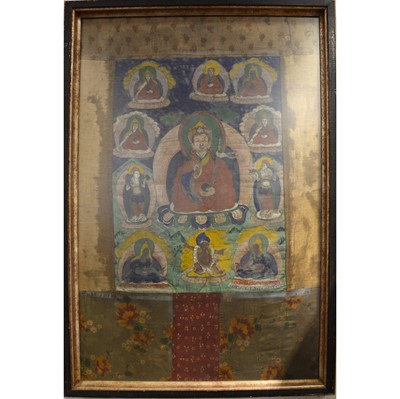 Lot 511 - A Tibetan Thangka of Tsongkhapa