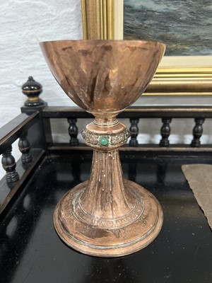 Lot 61 - Gwilym Jones, an Arts and Crafts copper chalice