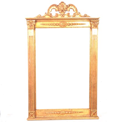 Lot 391 - Modern gilt framed wall mirror