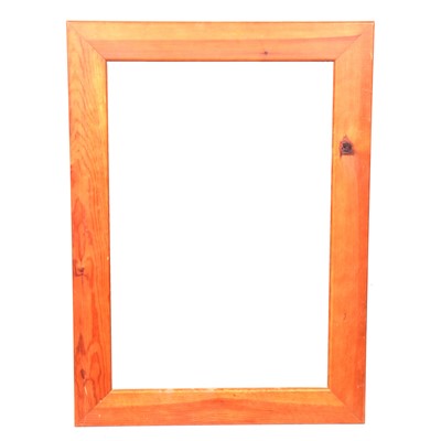 Lot 469 - Pine framed wall mirror