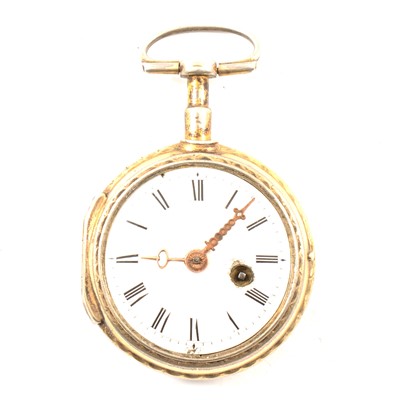 Lot 115 - French verge pocket watch
