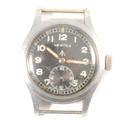 Lot 236 - Vertex military "Dirty Dozen" wristwatch, as found